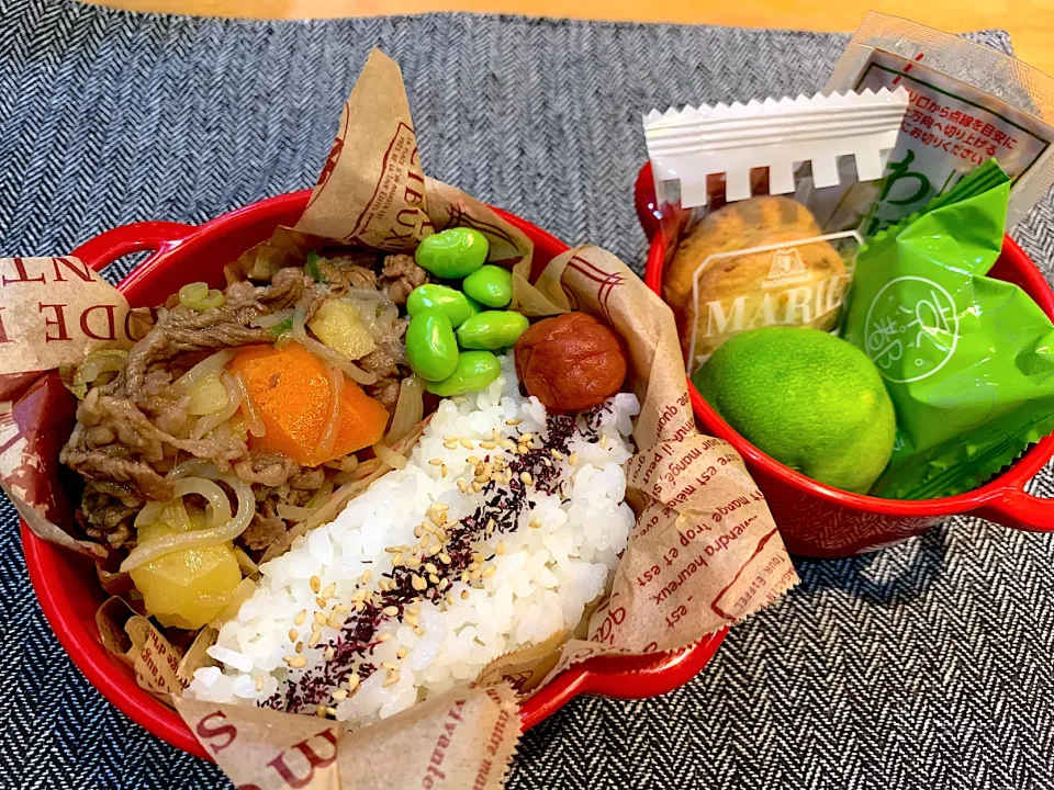 今日のお弁当（R2.10.7）|え〜かさん