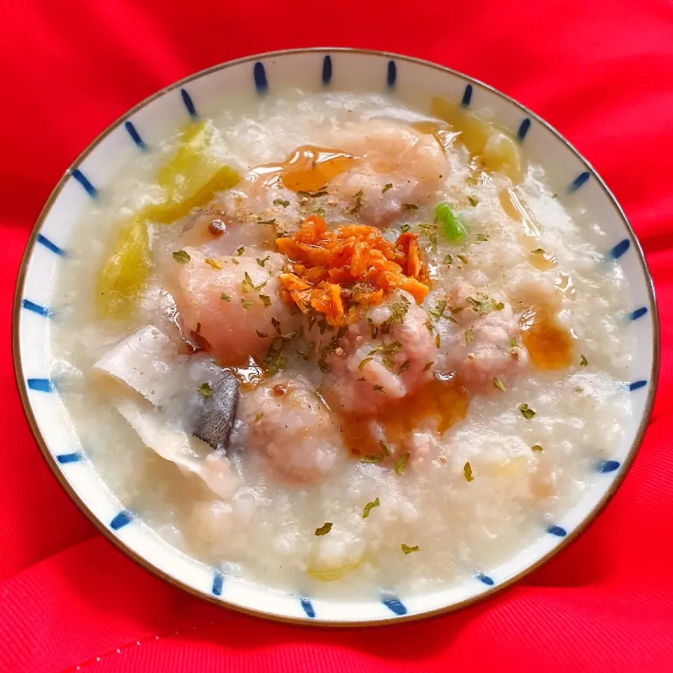 Patin Fish + Minced Pork Porridge|envymaqueenさん