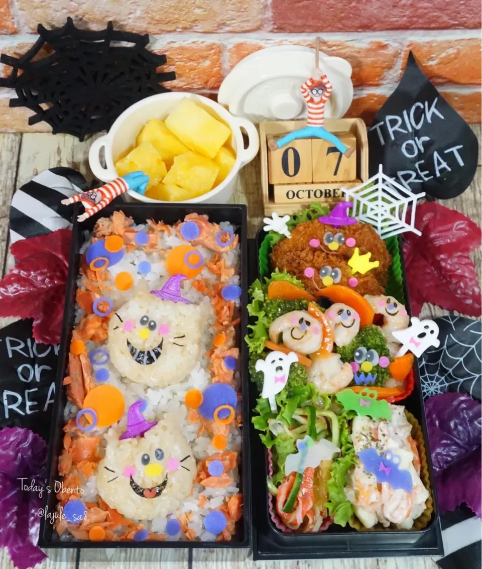 ハロウィン🎃CATお弁当🐈|La-Jule Sa8さん