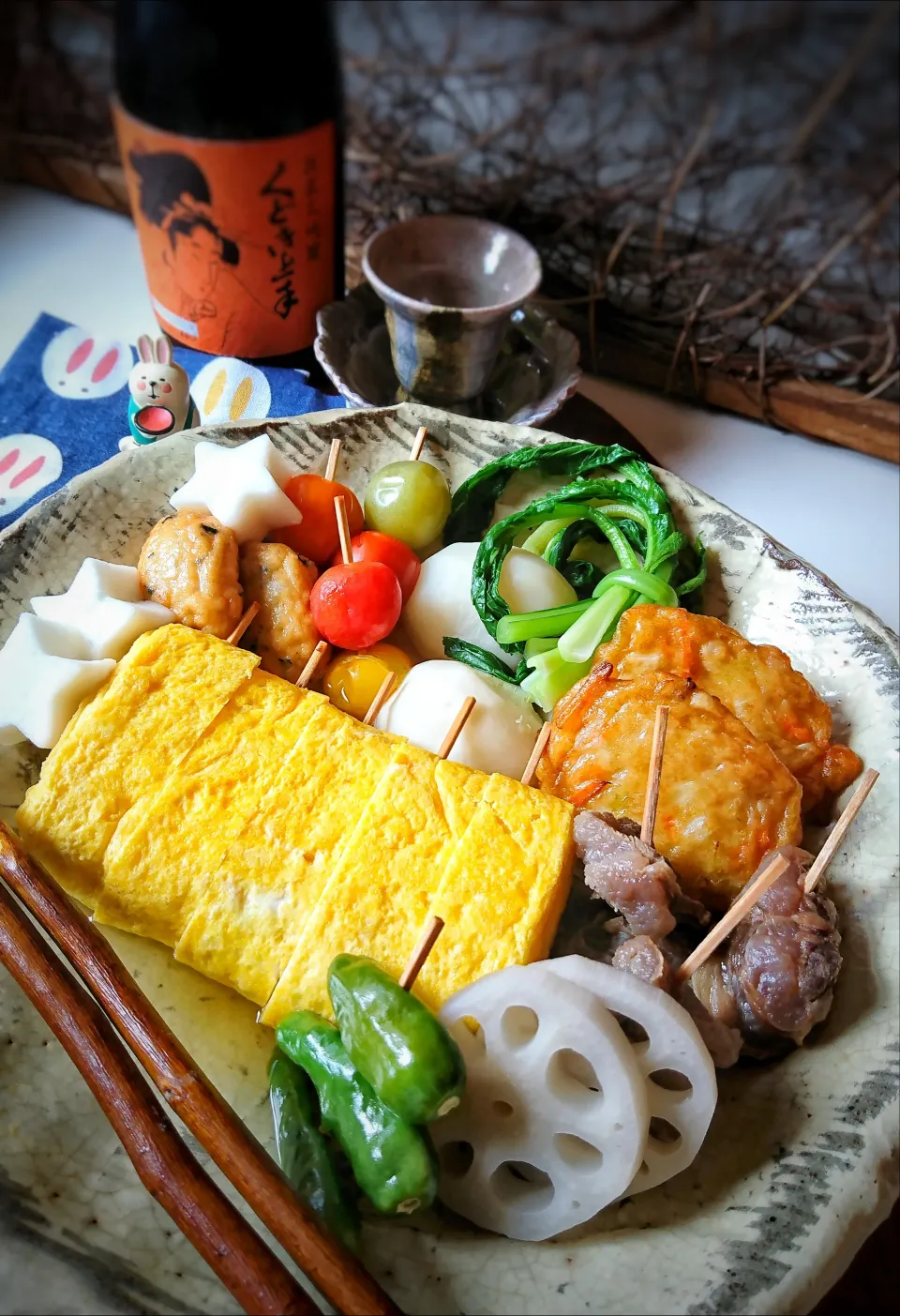 だし巻き玉子のささっとおでん🍢|jusさん