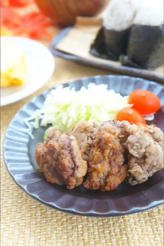 ワイルドだぜぃ❗ジビエ料理❗エゾシカ肉のザンギ|ちいさなしあわせキッチンさん