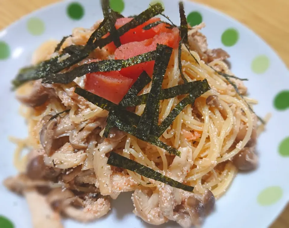 しめじと明太子のパスタ|passamさん