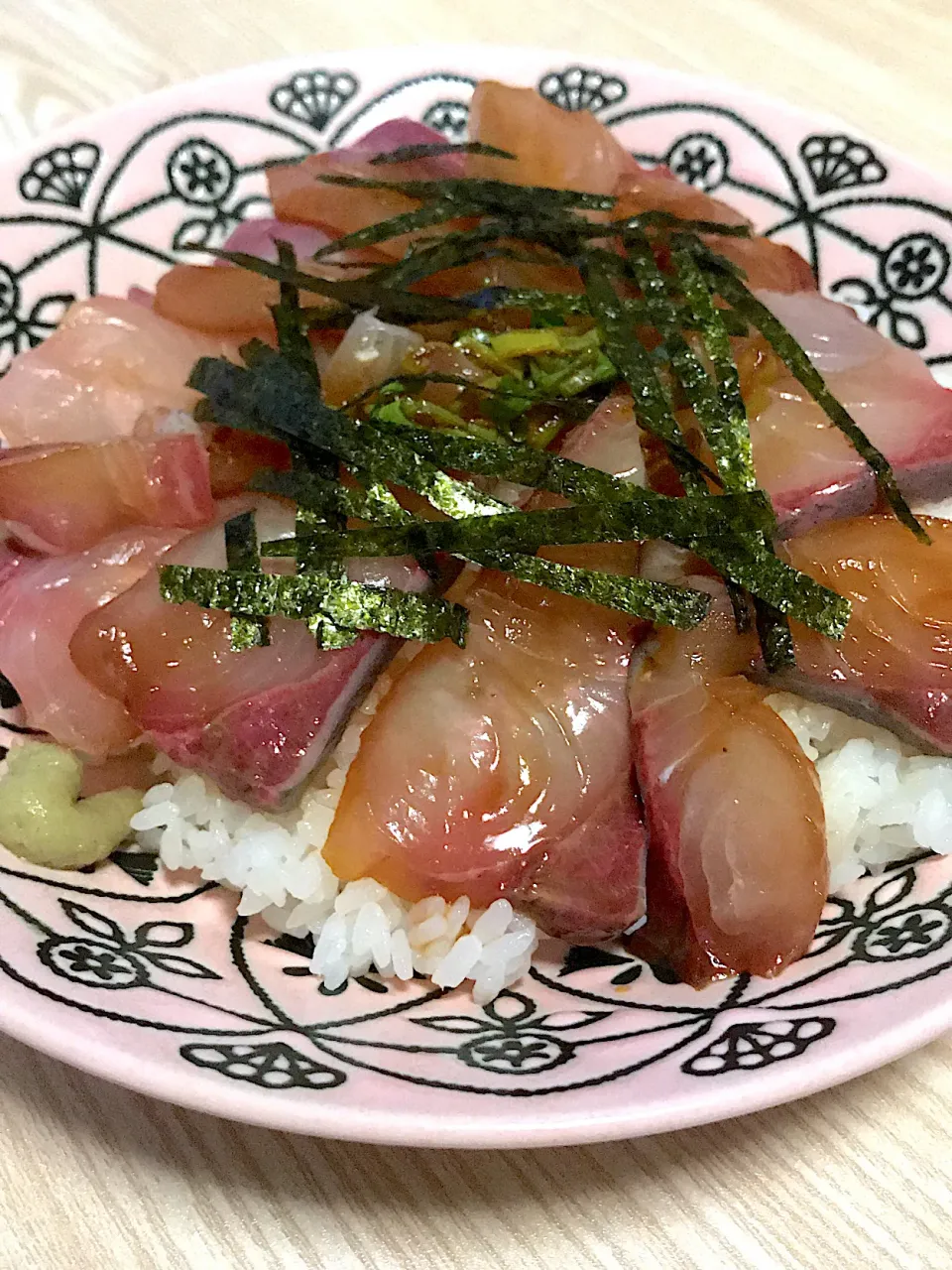 贅沢！！かんぱちの漬け丼|のあママさん