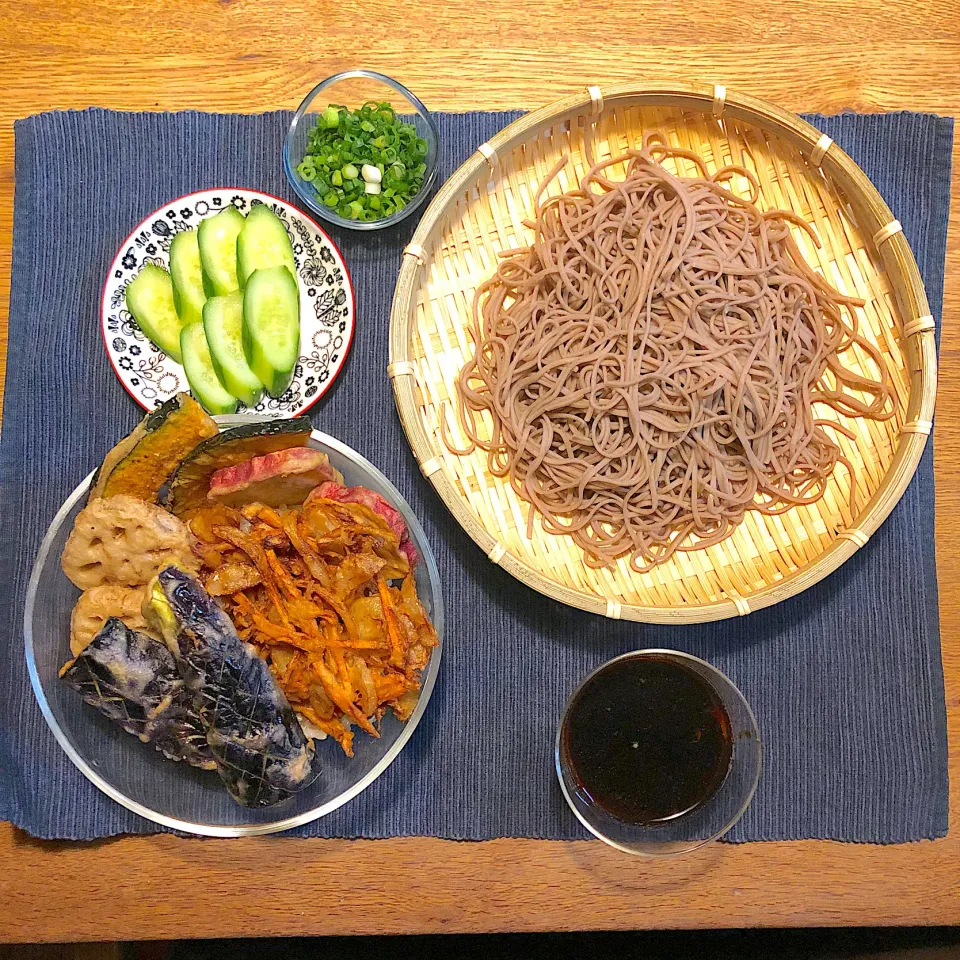 #vegan 
蕎麦と天丼|makiko_aさん