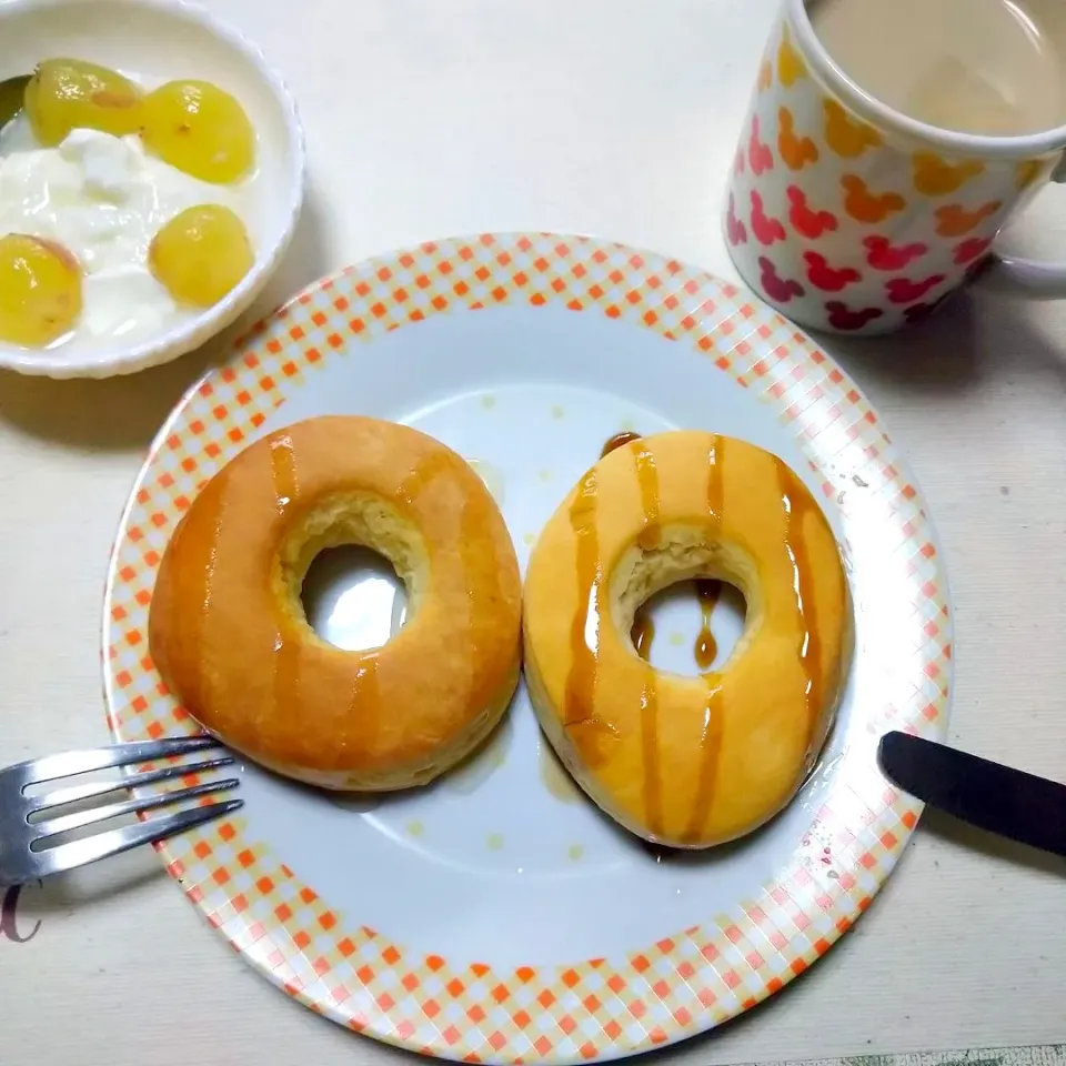 成城石井のビスケット🍩はちみつ、メープルシロップかけてみた|うたかた。さん