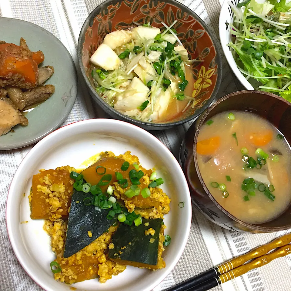 かぼちゃのカレーそぼろ煮|トッチーさん