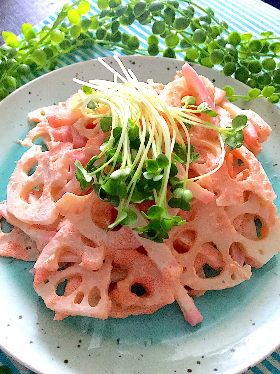 れんこんとかまぼこの明太子マヨサラダ❤️❤️❤️|🌺🌺Foodie🌺🌺さん