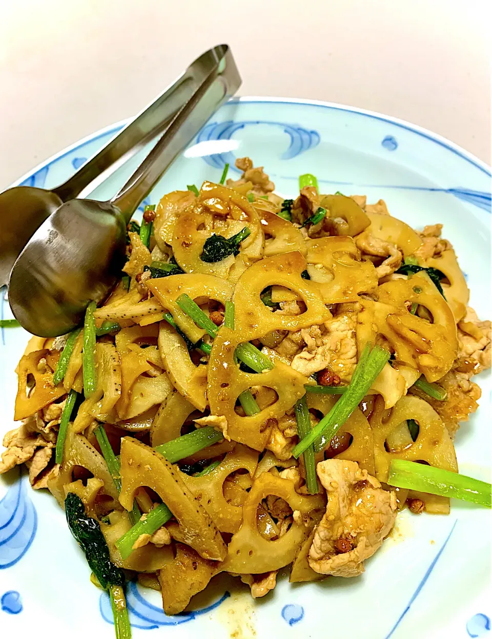 Stir-fried Lotus Root with Dashi Broth|gonbenさん