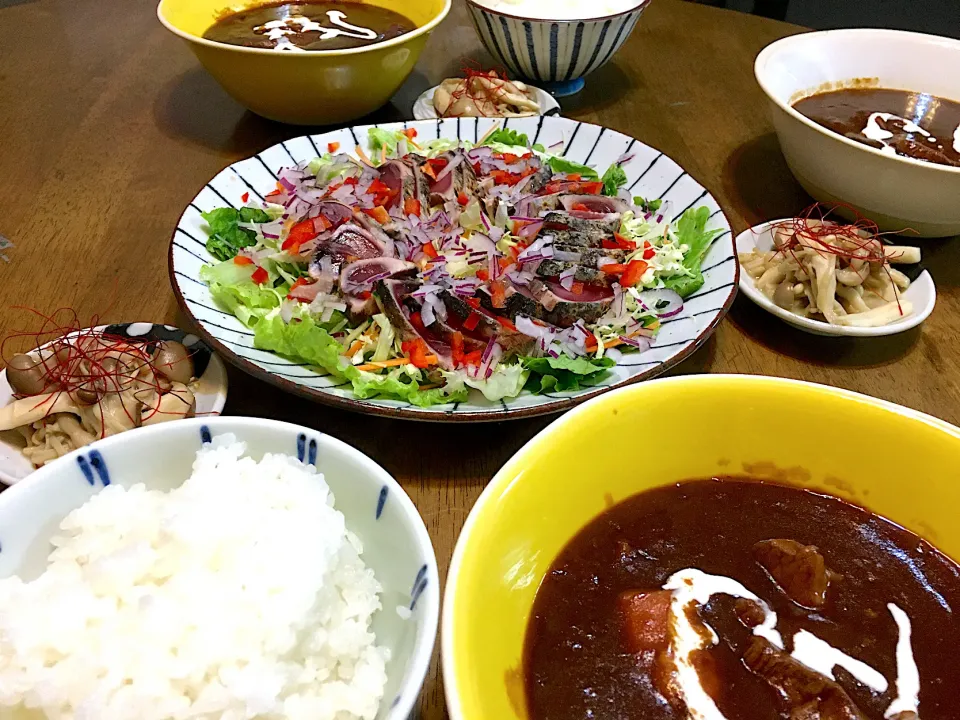 和洋折衷の夕飯‼️|がおりんさん