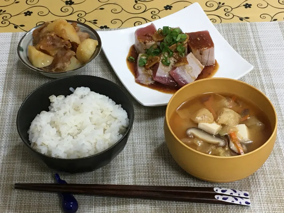 マグロのレアステーキ～夕飯|チムニーさん