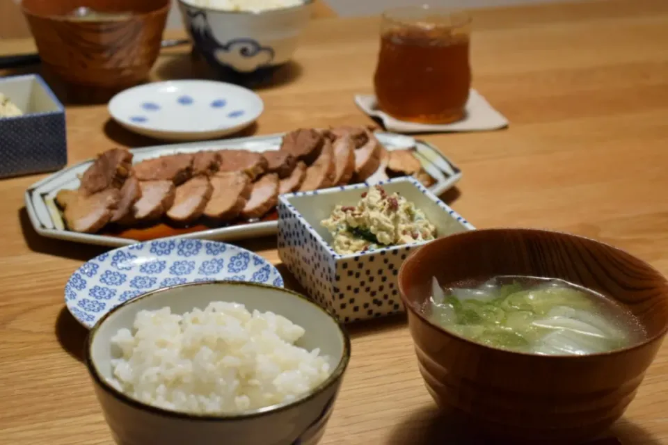 煮豚と中華白和え|うにんぱすさん