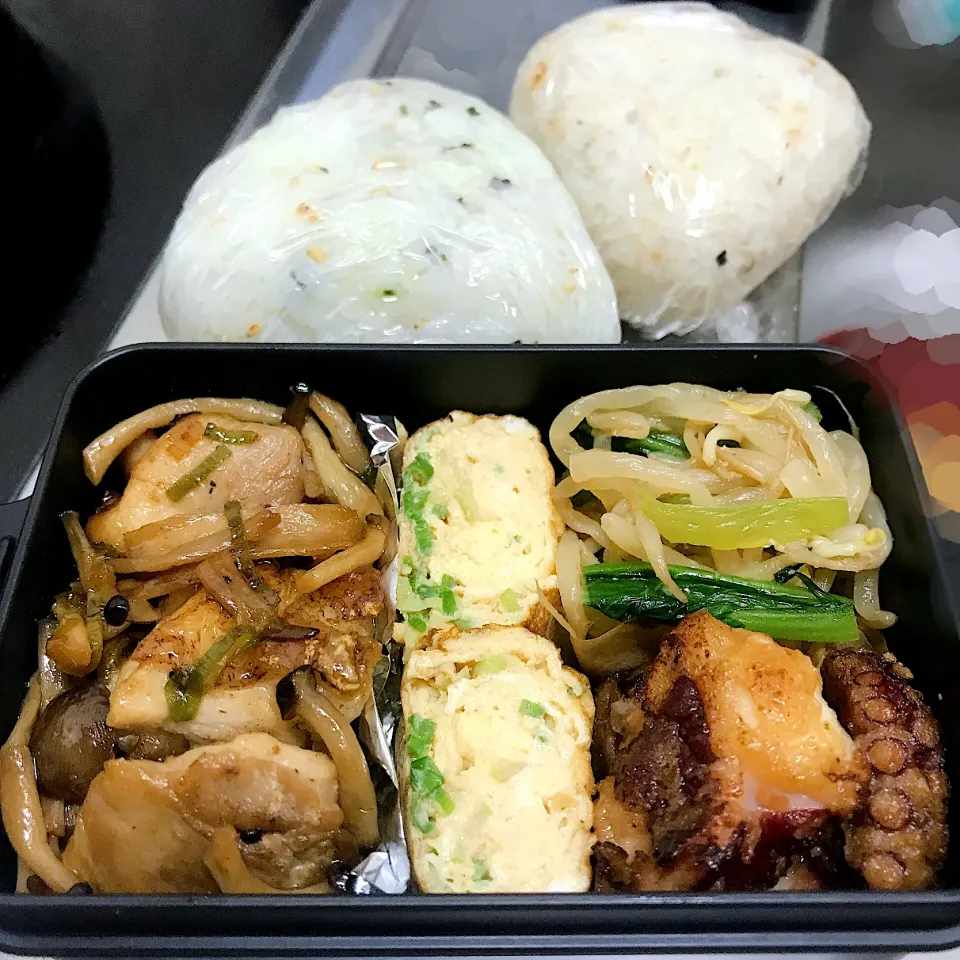 鶏肉としめじの照り焼き弁当|おいもさん