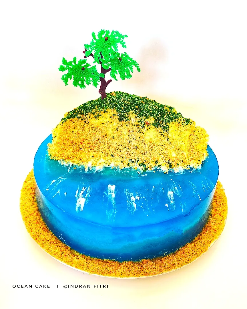 ocean cake 
#oceancake #pudingcake #bdaycake|indranifitriさん