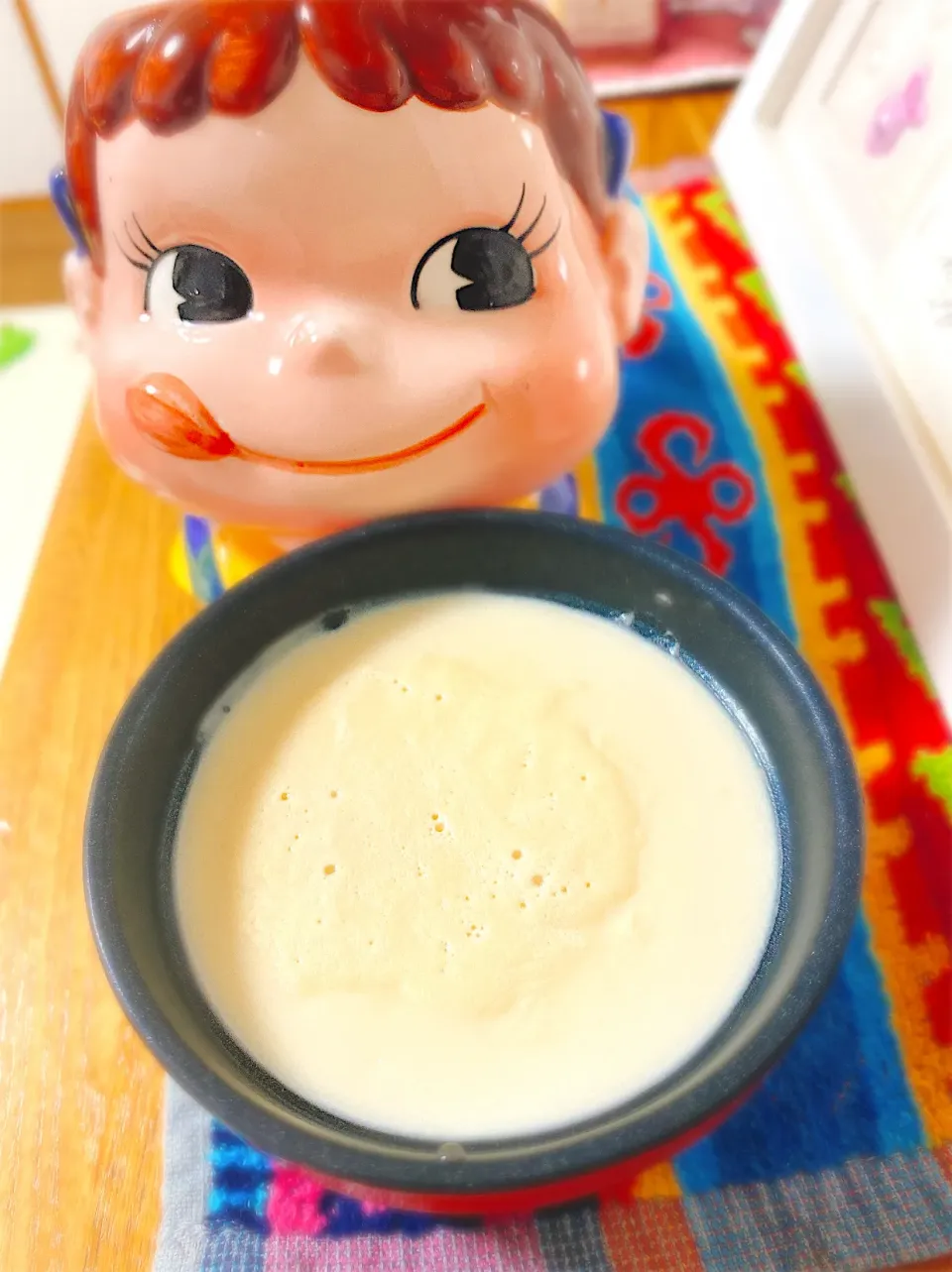 牛乳大量消費に♡プルプルミルクティーかん。|ぽき。さん