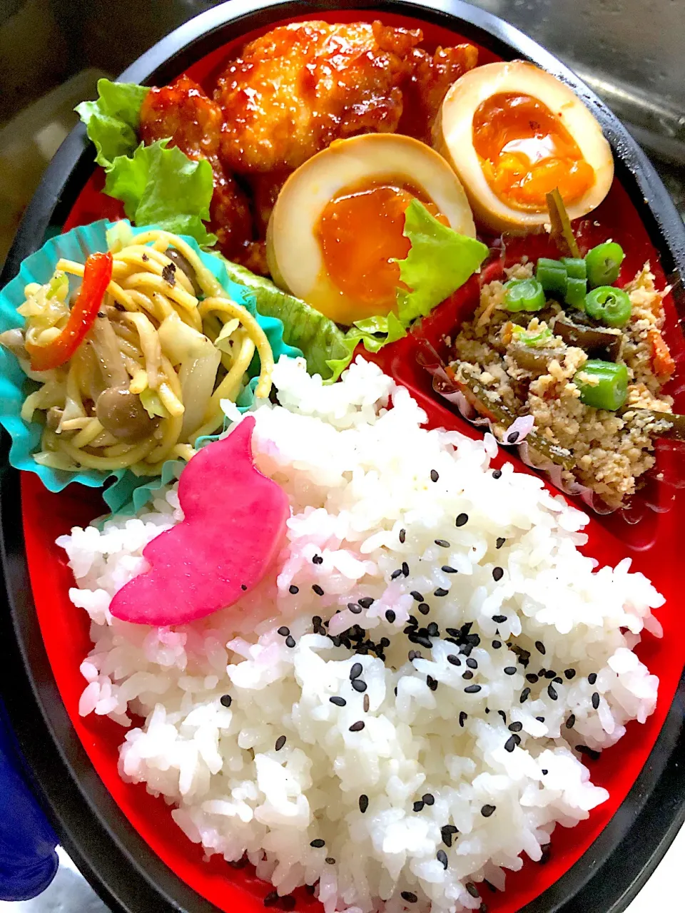 ヤンニョムチキン弁当♪|ちーちさん