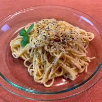 Snapdishの料理写真:カルボナーラ風🍝|Tea🌺さん