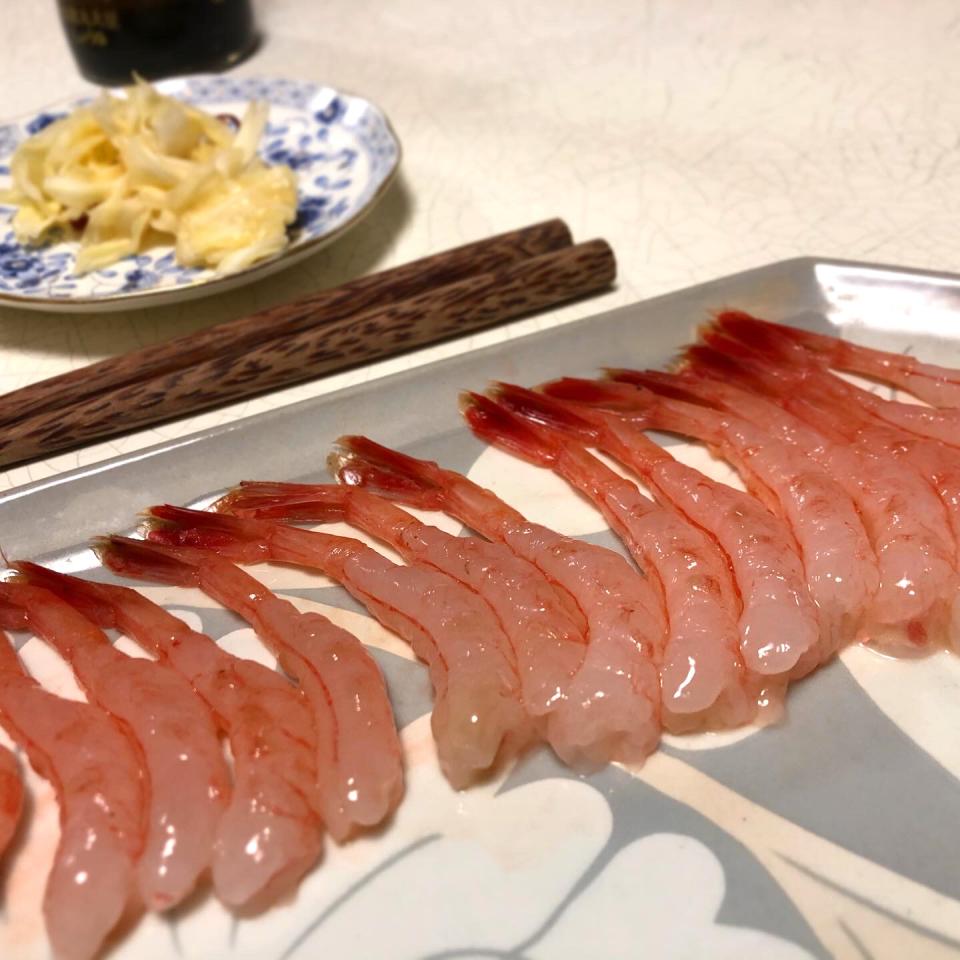 甘えびのお刺身