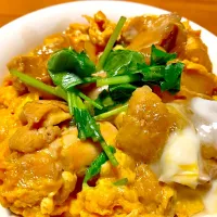 鶏ガラスープで作る親子丼|けん兄さん