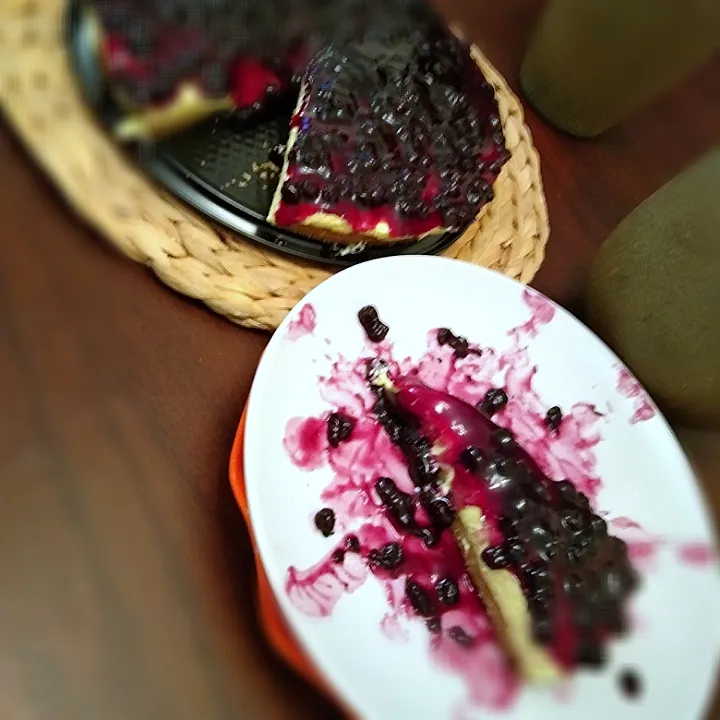 Snapdishの料理写真:blueberry cheesecake💯💯💯|tala home made foodさん