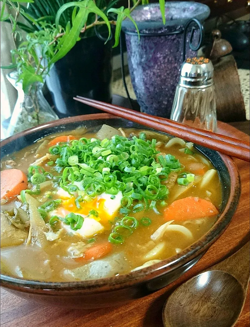 Snapdishの料理写真:芋煮ｶﾚｰうどん|まりおさん