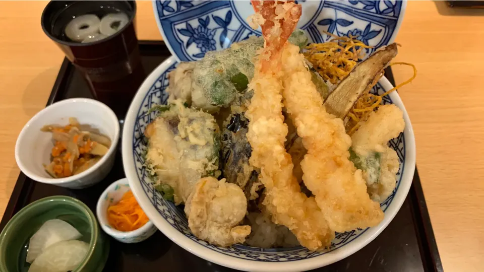 夜勤終わって、ランチ！秋田市プレミアムチケットで、特製天丼！|お家でbar!さん