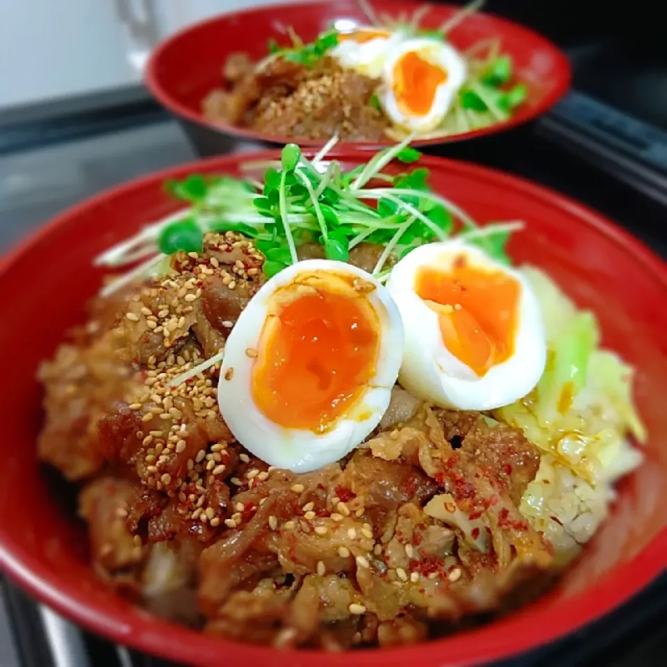 炒めキャベツ入豚丼～♪♪|砂糖味屋キッチンさん