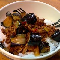 なす味噌丼w