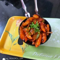 chilli honey potato fry|nishiさん