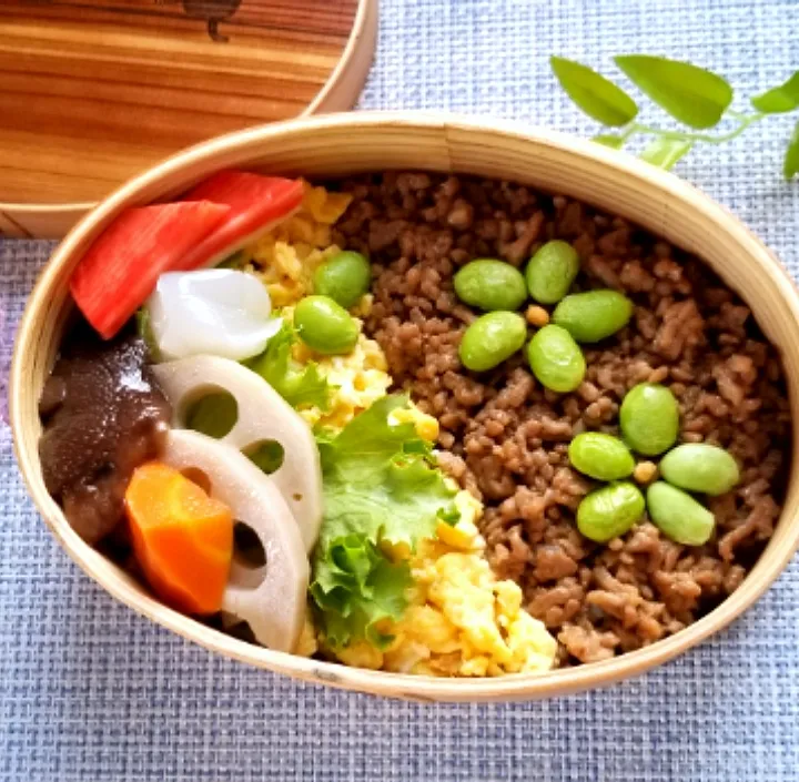 えだまめの花弁当|板ちゃんさん