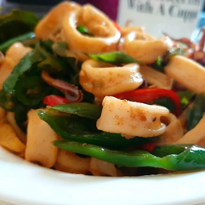 Sauted Squid with Green Chilly|Elinaさん