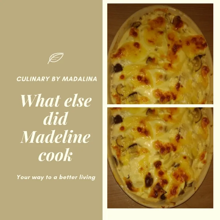 Cauliflower au gratin & mushrooms|What else did Madeline cookさん