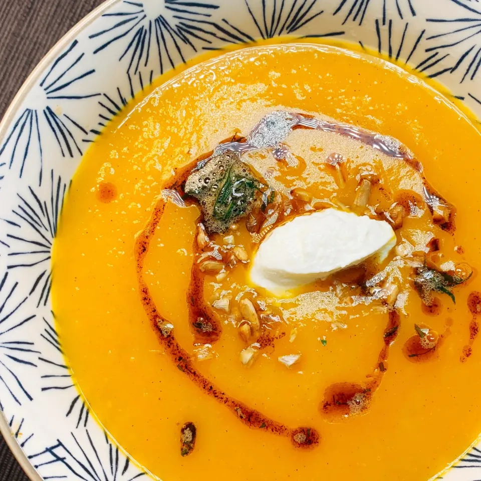 Butternut Squash Soup (バターナッツかぼちゃのスープ)|Masa, The Cooking Husbandさん