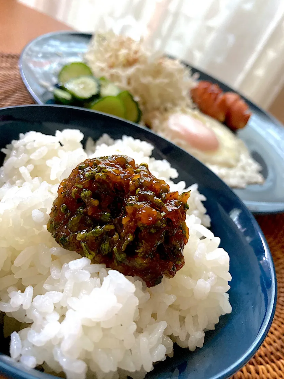 紫蘇の実味噌と新米🍚✨|アイさん