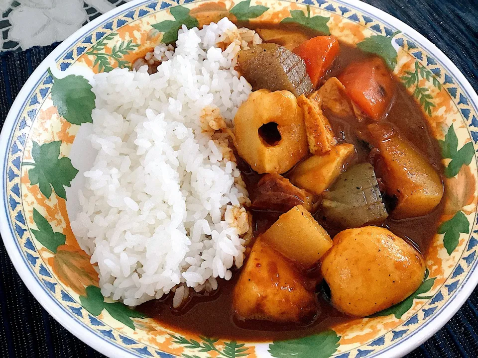 おでん🍢リメイク😋スープカレー🍛|アライさんさん