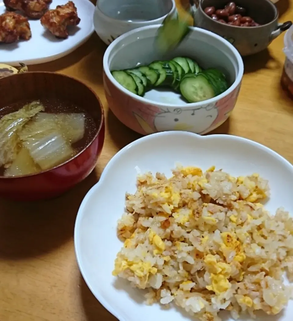 お昼はチャーハン|しまだ ちえこさん