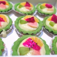 Snapdishの料理写真:pie buah pandan|mutiara kitchenさん