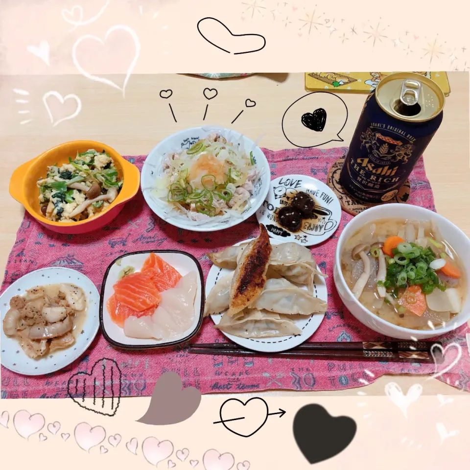 １０／１１ ｓｕｎ 晩ごはん🍴＊○°|rinaronarさん