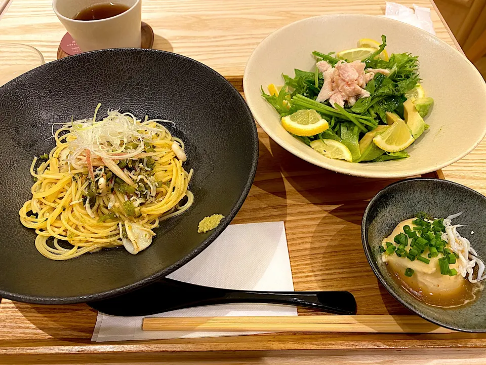 ヤリイカとあおさのわさびペペロンチーノの夜セット|Sakikoさん