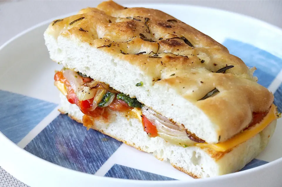 Grilled cheese & vegetables panini|Misstyさん