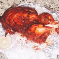 Snapdishの料理写真:Roast chicken ( tandoor)|Gayatri Kadamさん