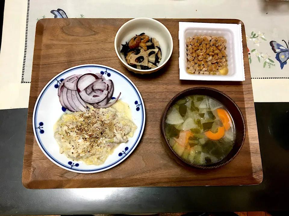 豚肉と白菜のクリーム煮のご飯|みよさん