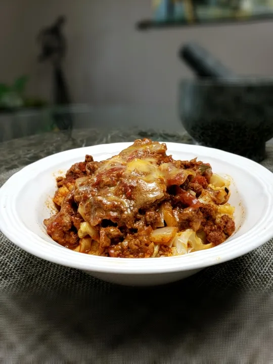 Chili Cauliflower Frito Pie
5 Ketocarbs/7ww Points|Jesse Smithさん