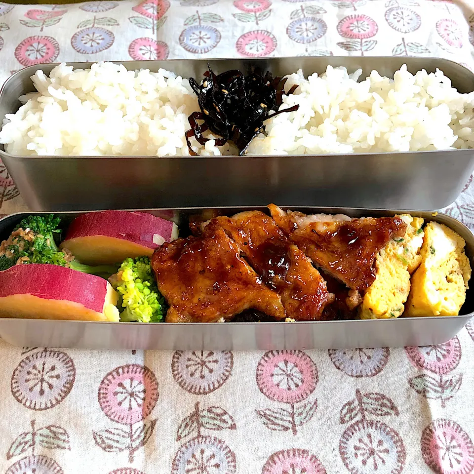 ポークソテー弁当|ムーミンママさん