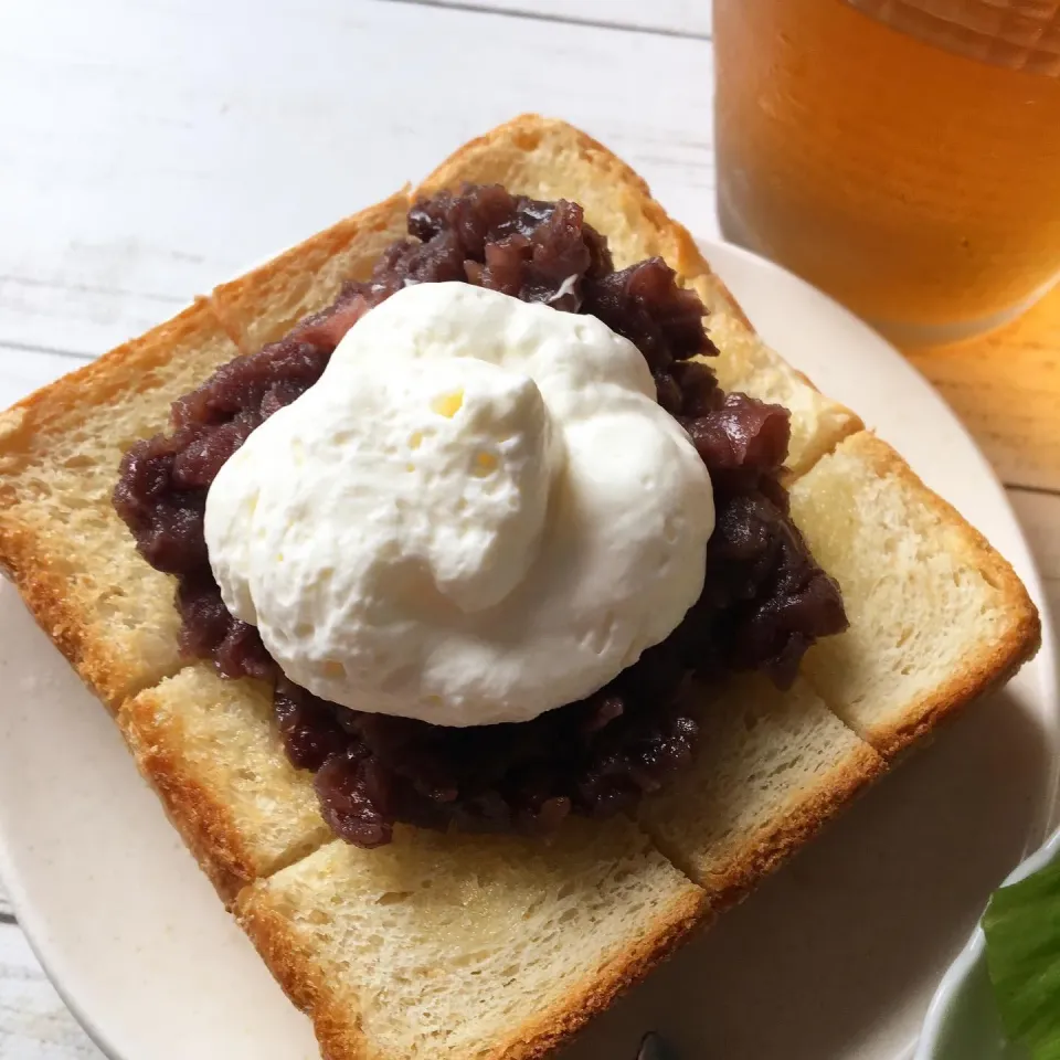 あんバタークリームトースト|はるさん