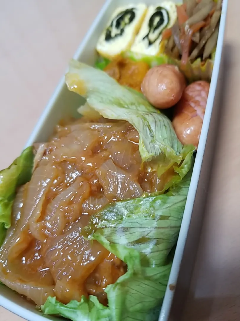 Snapdishの料理写真:チキンの洋風煮込み弁当|milk15さん