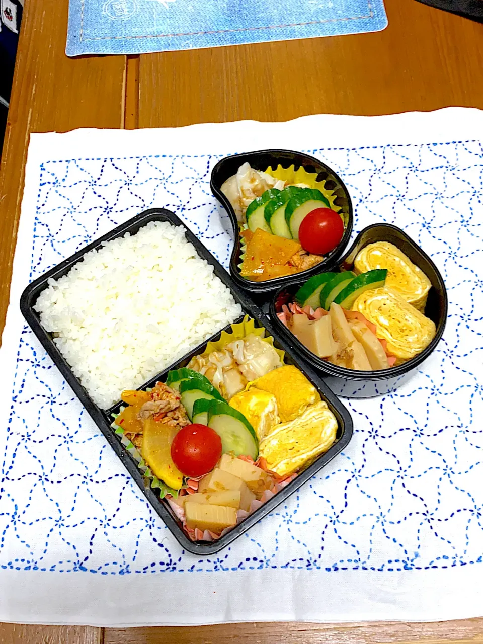 Snapdishの料理写真:10月13日火曜日キムタク弁当|アッキーさん