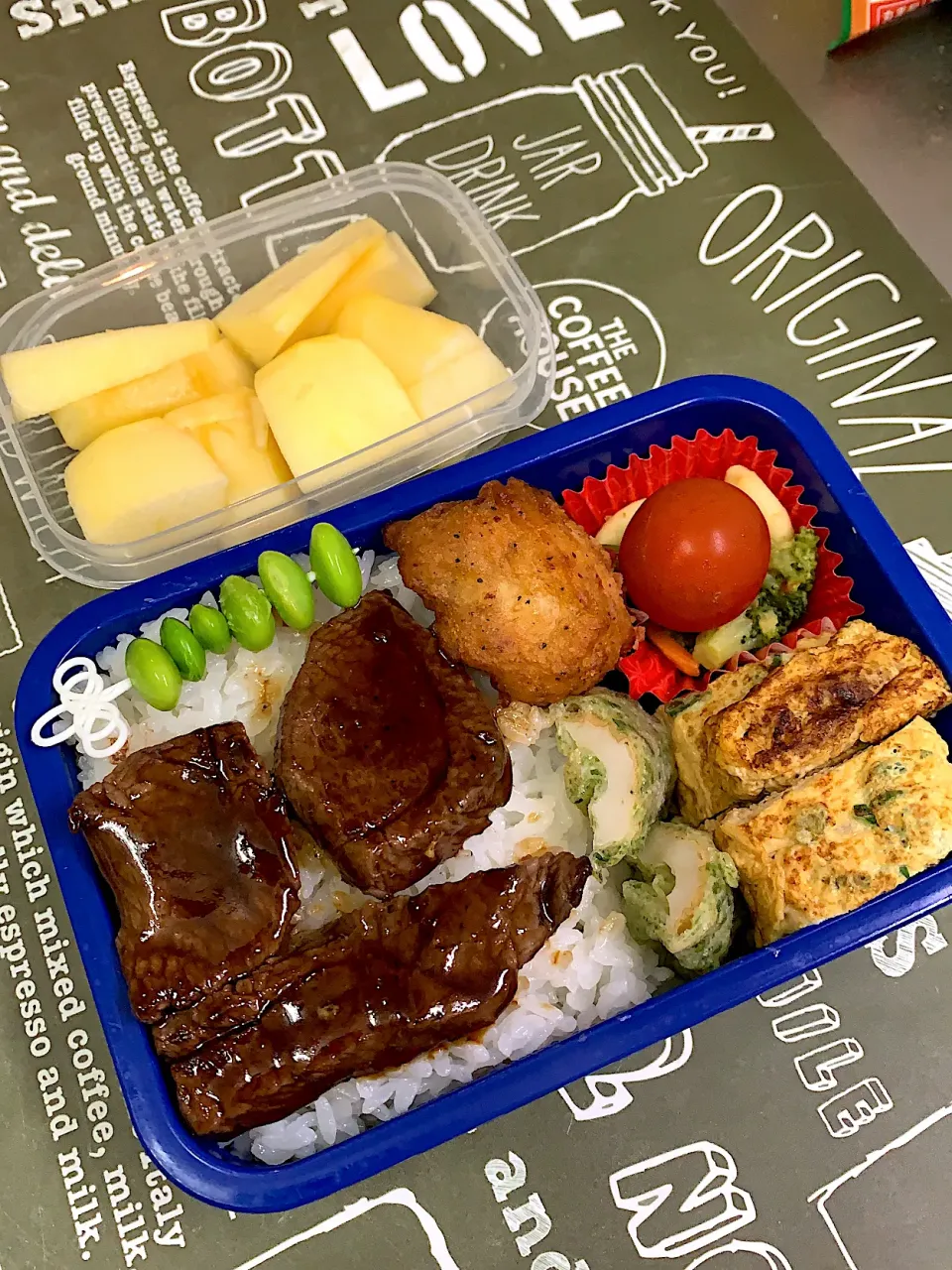 今日の息子のお弁当🍱🍙|クローバー🍀さん