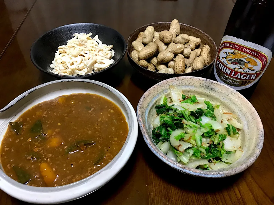 2020.10.12 かぼちゃカレー🍻🍻🍻|ゆみずさん