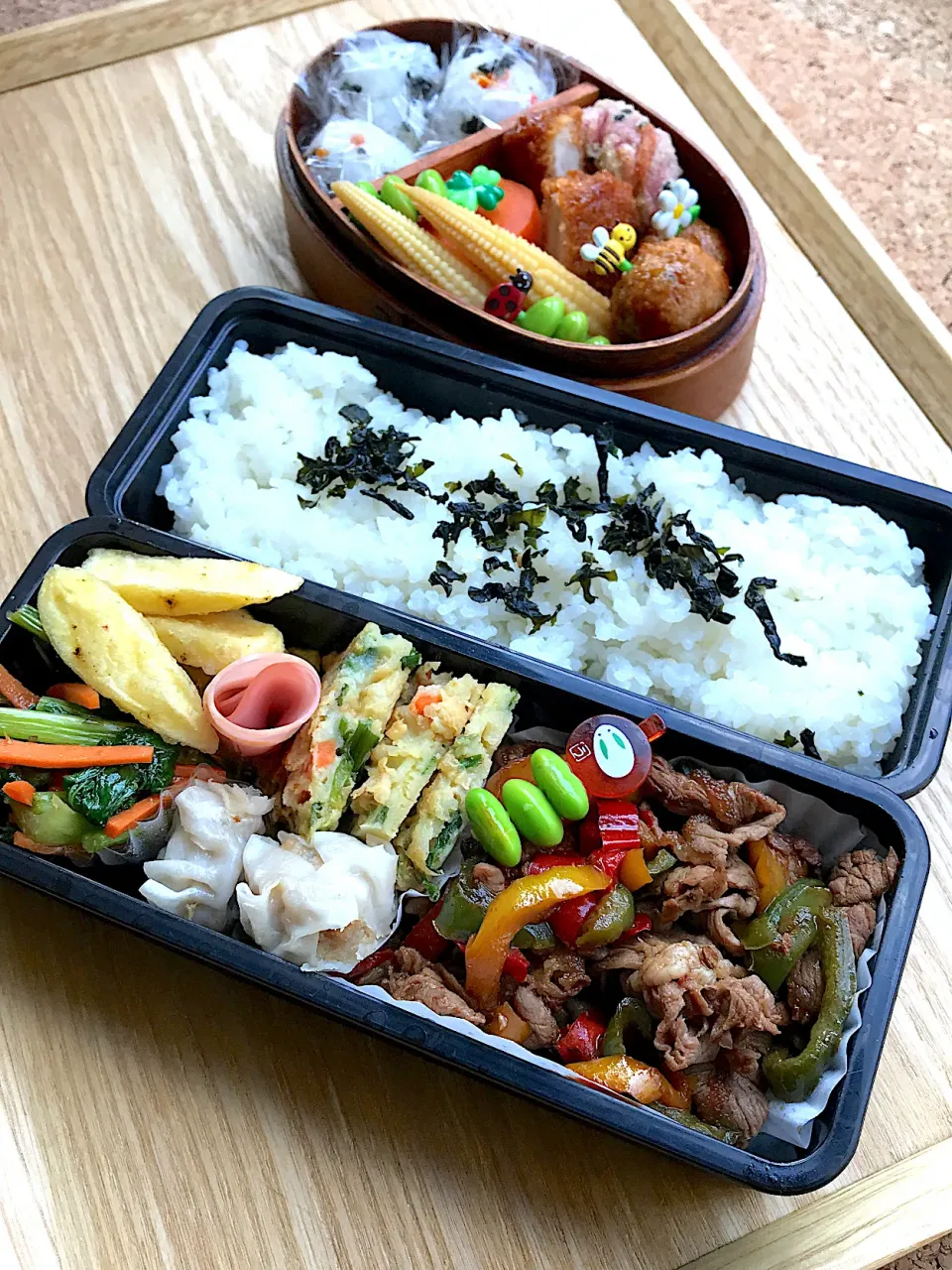 牛肉の甘辛弁当|二キィさん