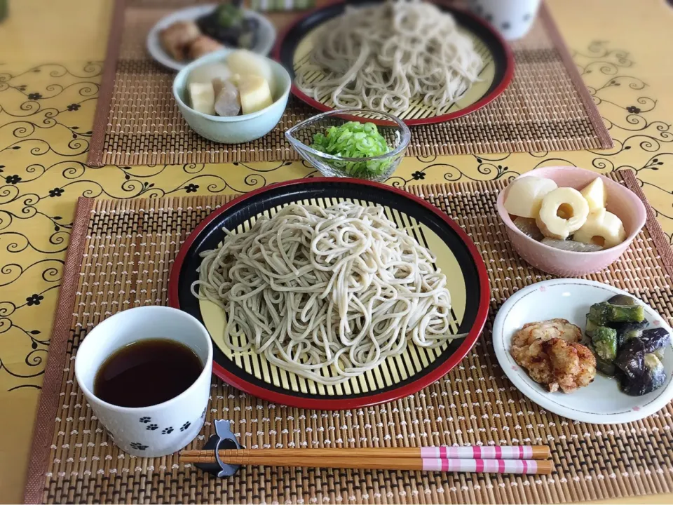 旦那とランチ～ザルそば|チムニーさん